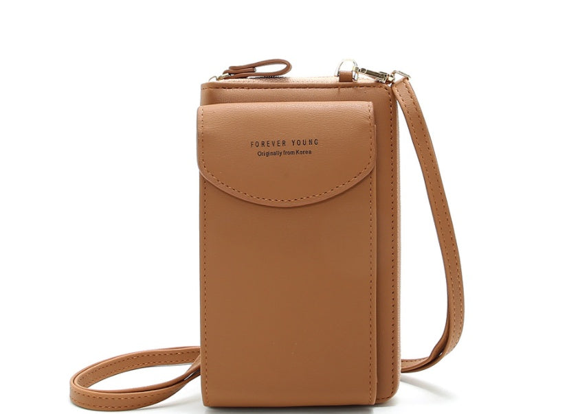 mobile phone bag zipper women diagonal bag