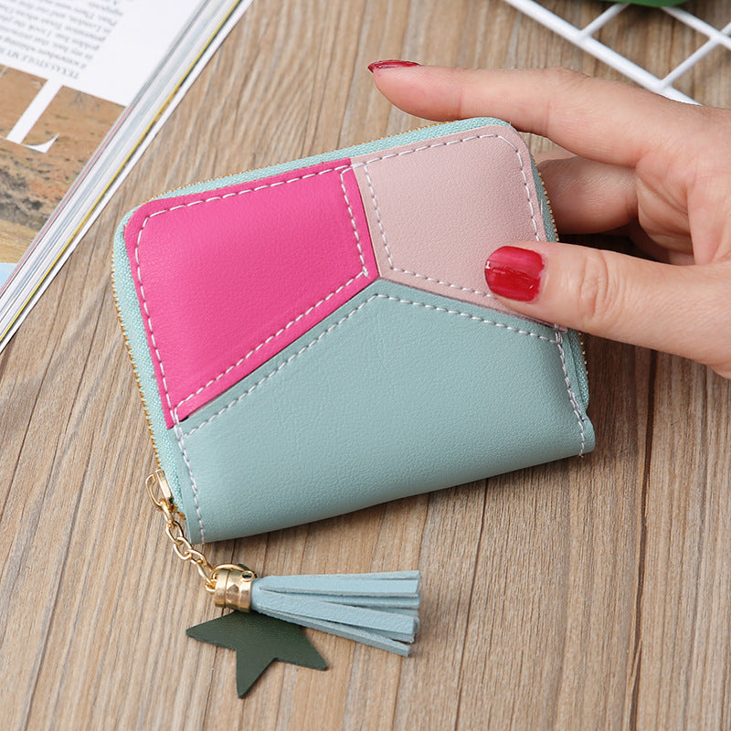 purse card ladies wallet for women girl bag clutch leather