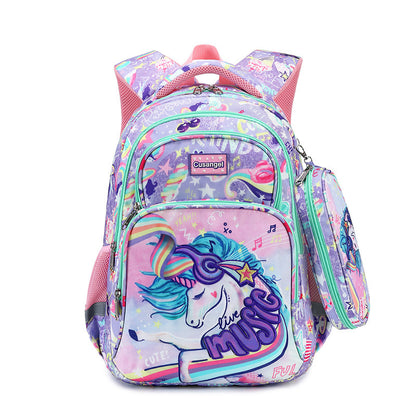 primary school student schoolbag boys stylish and lightweight grade 1 3 children backpack