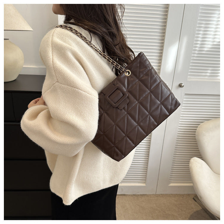 women shoulder bags new trendy chic chanel style rhombus chain bag