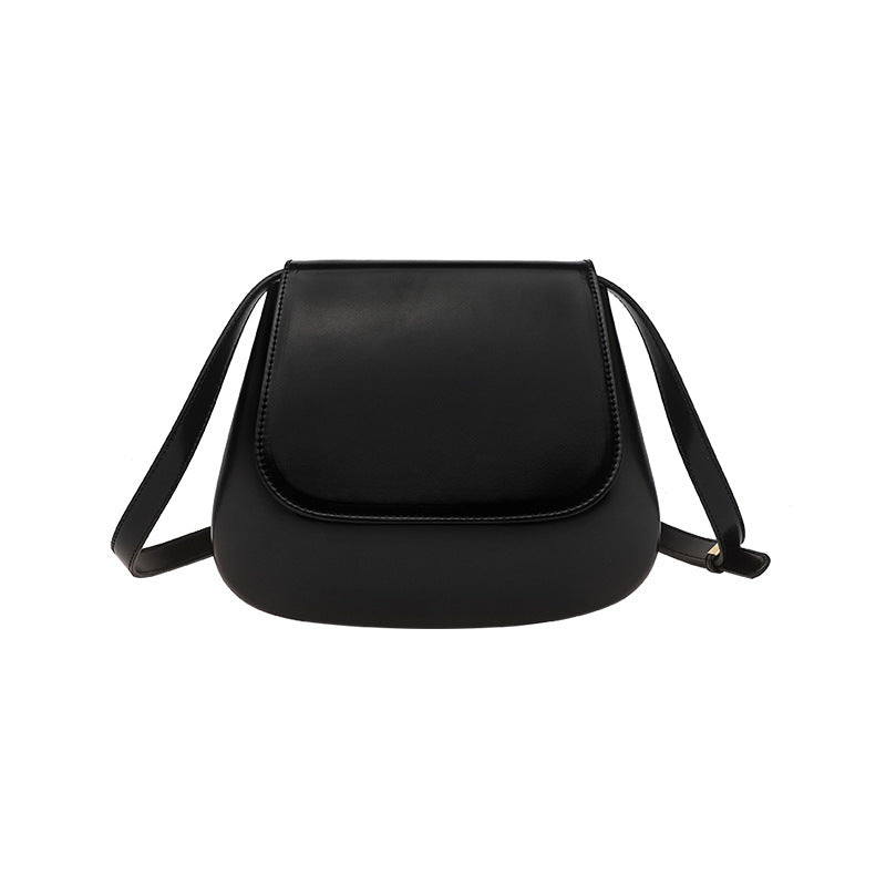 Crossbody Bag Vegan Leather Women Retro Small Saddle Satchel Shoulder Bag With Long Adjustable Strap