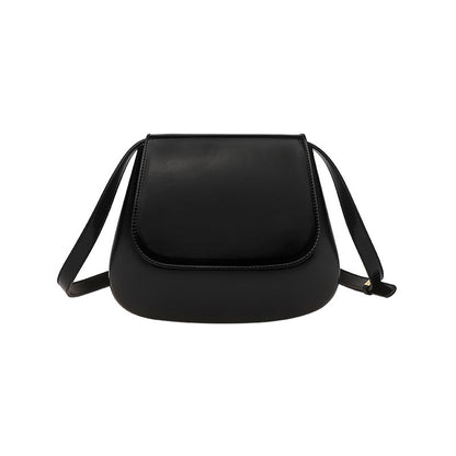 Crossbody Bag Vegan Leather Women Retro Small Saddle Satchel Shoulder Bag With Long Adjustable Strap