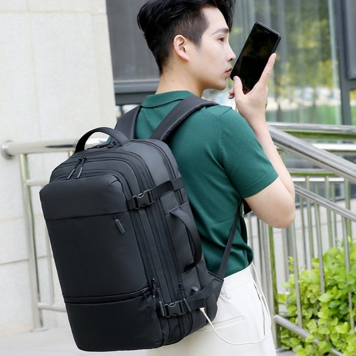 waterproof derm capacity scalable travel bag multi functional computer backpack