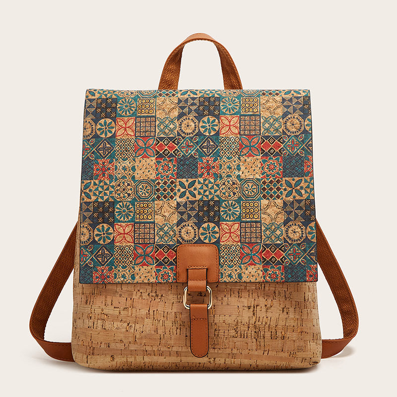 affordable luxury fashion high grade fashion retro printed backpack