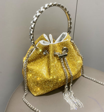 european and american shiny diamond handbag for women