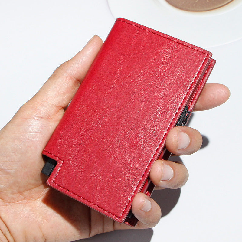 multifunctional large capacity metal wallet