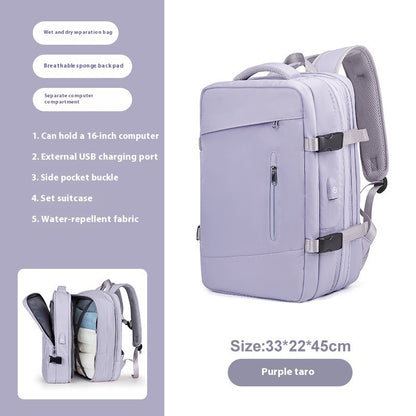 scalable new business travel large capacity computer schoolbag women