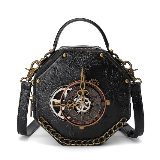 european and american punk industrial retro style womens shoulder messenger bag