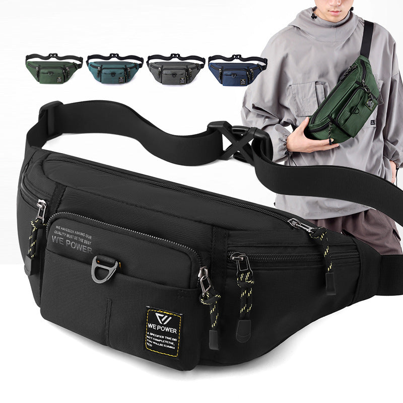 chest bag mens multi functional large capacity sports and leisure