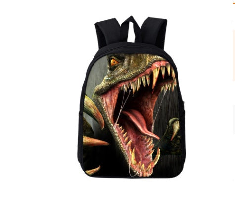 jurassic dinosaur hot backpack primary and secondary school students wear resistant burden reduction bag 3d printing a generation of factory direct sales