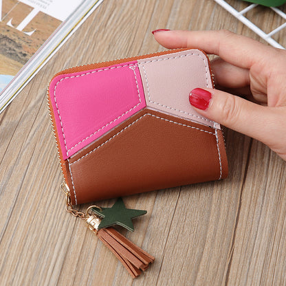 purse card ladies wallet for women girl bag clutch leather