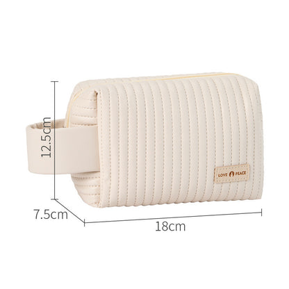 anti fouling portable large capacity makeup storage bag