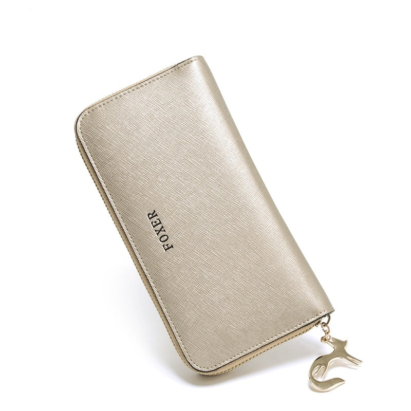coin purse multiple card slots long and light luxury popular clutch purse women