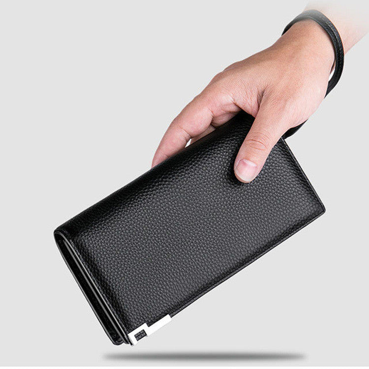 mens fashionable simple multi card capacity wallet