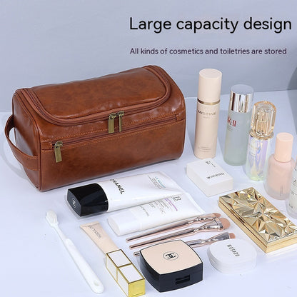 large capacity mens portable waterproof cosmetic bag