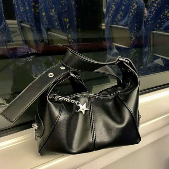 Retro Crossbody Bag New Versatile Fashion Shoulder Bag Stitching