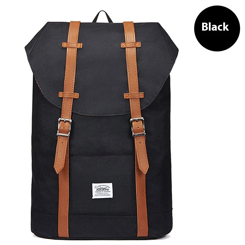 outdoor backpack oxford linen mens and womens college students bag travel mountaineering bag backpack