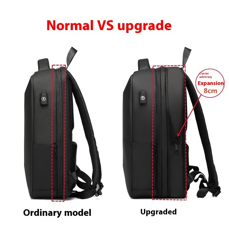 mens backpack security lock backpack business