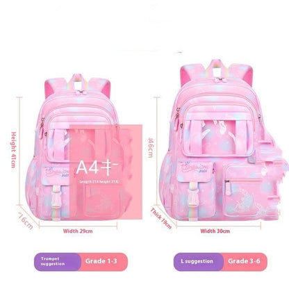 fantasy girl children backpack large capacity