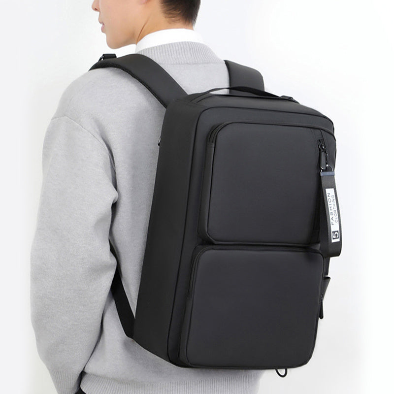 multifunctional backpack large capacity business laptop bag leisure travel commuter schoolbag portable shoulder bag