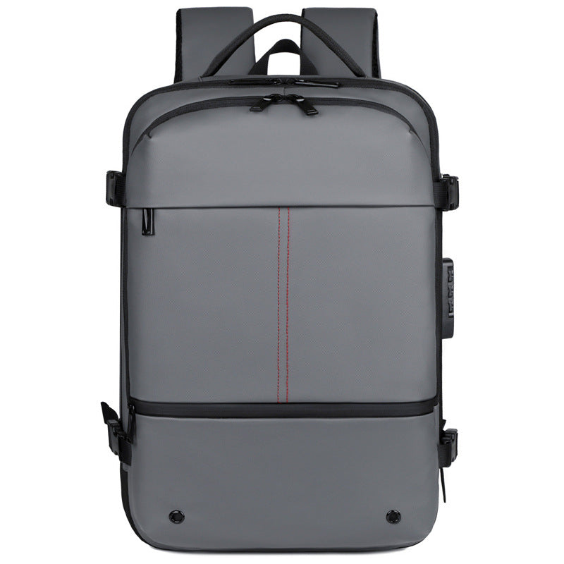Multi-functional High-grade Vacuum Compression Business Backpack