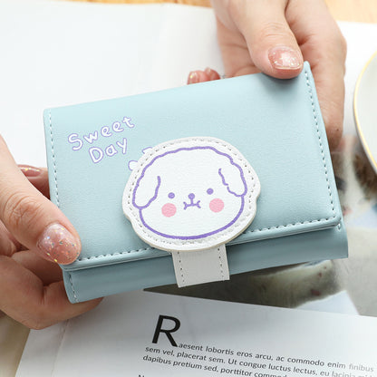 cute short cartoon coin purse for women