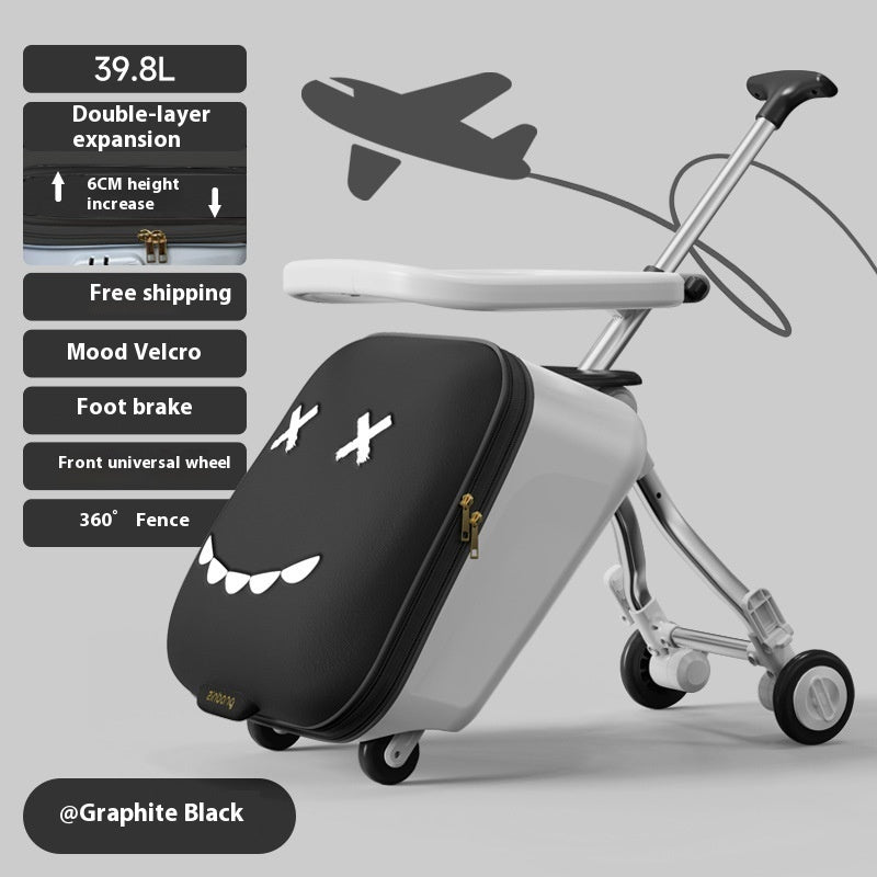 Luggage Children's Riding And Boarding Machine Trolley Case