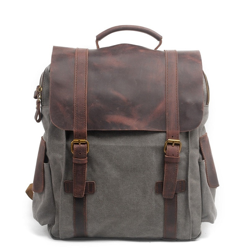 vintage canvas backpack