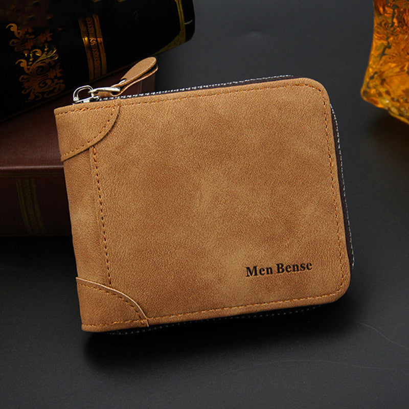 mens simplicity wallet fashion frosted