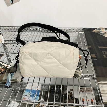 casual bag girls crossbody bag all match advanced sentong qin diamond quilted handbag