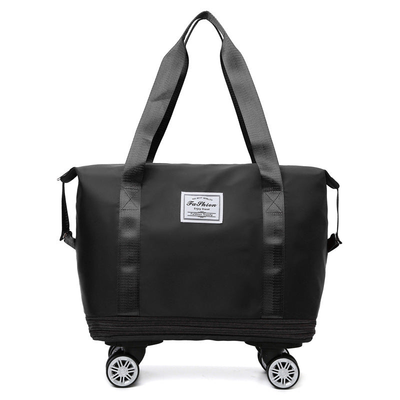 universal wheel expandable luggage oversized capacity travel bag