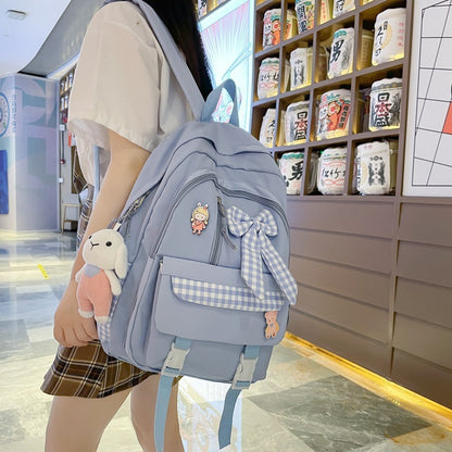 ins mori style grade junior high school student backpack