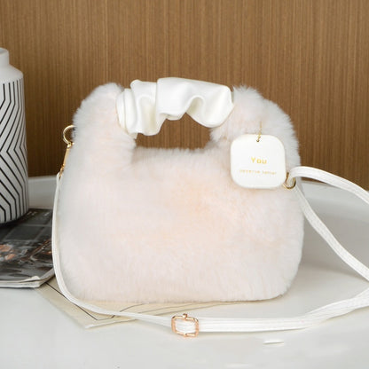 plush bag womens shoulder crossbody handbag