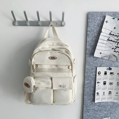 High School And College Student College Style Computer Bag Couple Backpack
