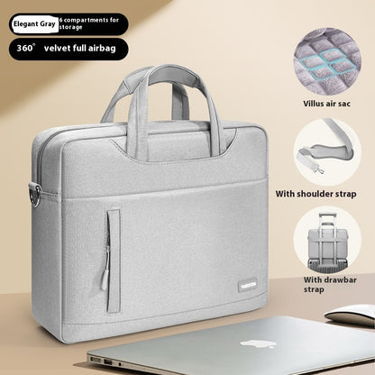 Women's Minimalist Solid Color Laptop Bag