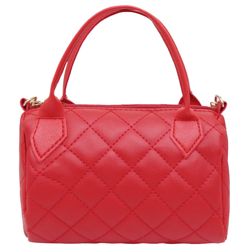 fashion embroidery diamond quilted handbag crossbody bag