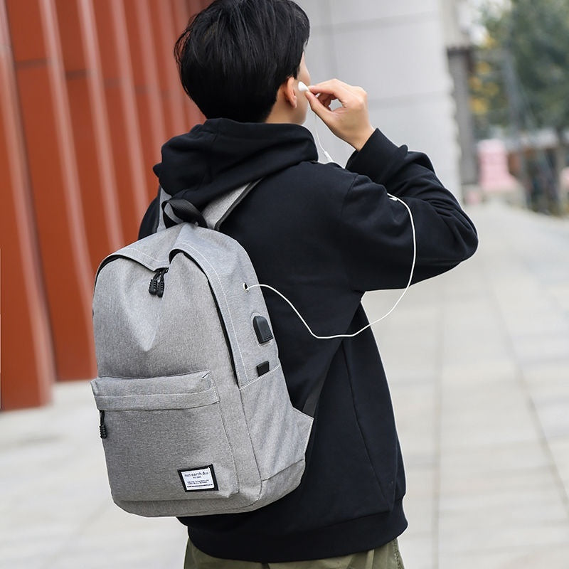 backpack middle school student schoolbag large capacity mens and womens korean style travel