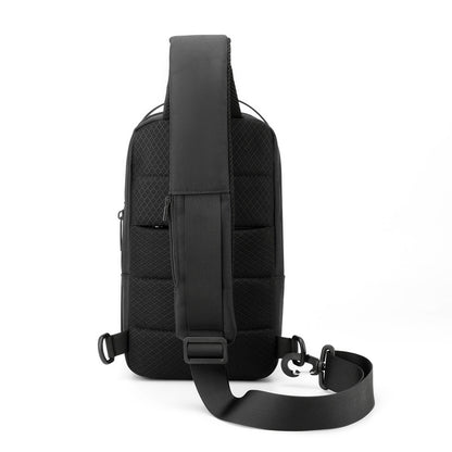 new functional mens chest bag outdoor waterproof cross shoulder bag