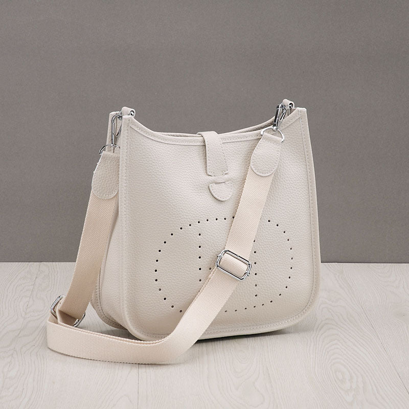 women litchi stria leather crossbody shoulder togo classic purse handbag bags h