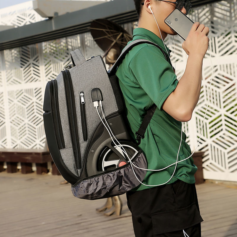 multifunctional trolley school bag with large capacity can climb stairs