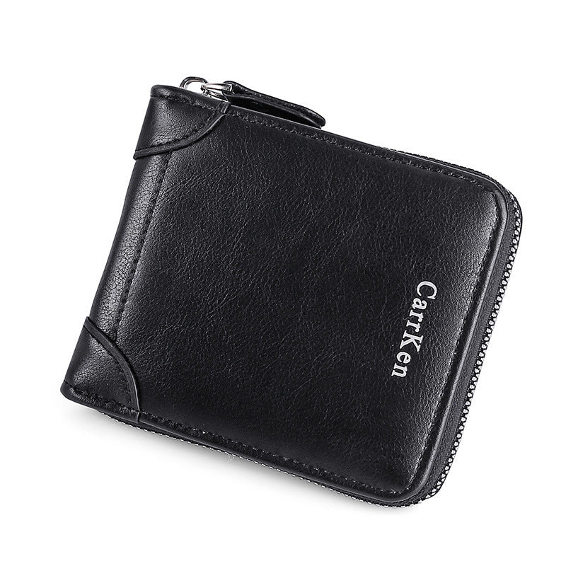 retro mens horizontal multifunctional card holder