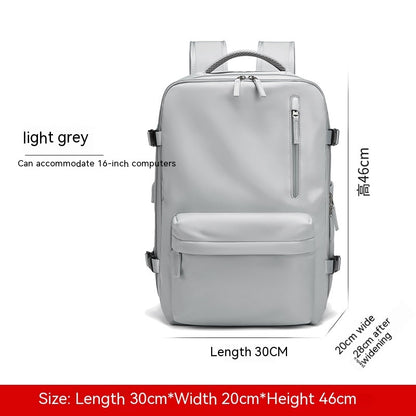 dry wet separation backpack large capacity leisure fashion schoolbag