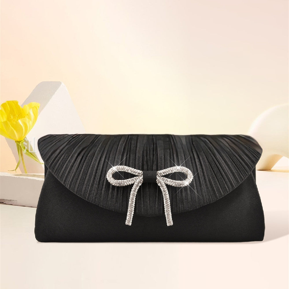 womens fashion bowknot dinner bag