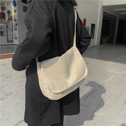 womens large capacity messenger shoulder canvas bag