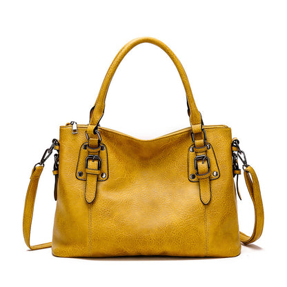 Women's Vintage Minimalist Shoulder Large-Capacity Crossbody Bag
