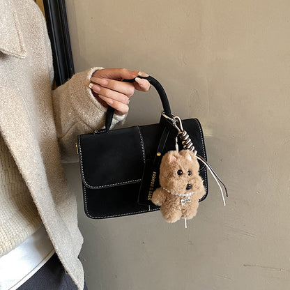 Small Matte Handheld Square Bag A Versatile Casual Crossbody Or Shoulder Bag That Pairs Effortlessly With Any Outfit