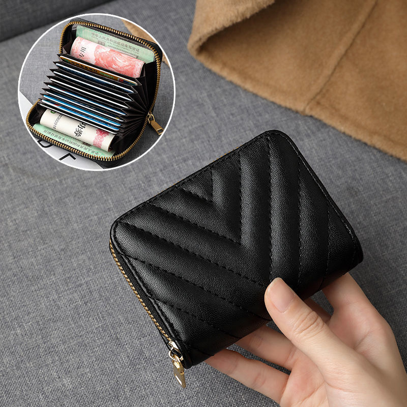multiple card slots wallet niche card holder female