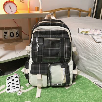 high school student schoolbag backpack