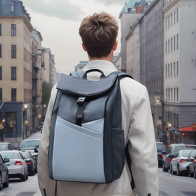 casual short distance travel backpack men