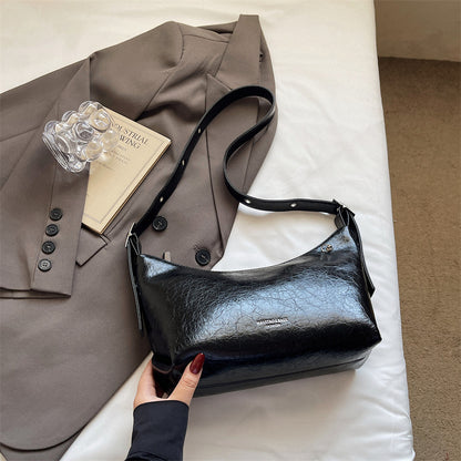Solid-color Minimalist Elegant Underarm Single-shoulder Crossbody Bag